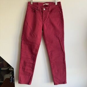 Levi's 712 Slim Ankle Vintage Jeans Size 28